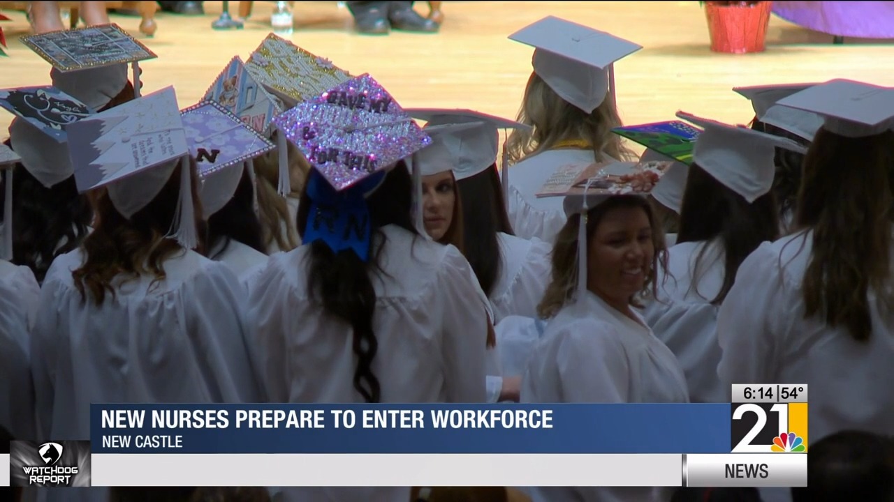 New nurses prepare to enter workforce
